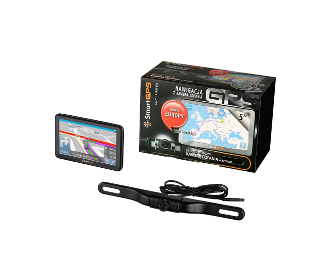 SMARTGPS SG750CAM EU Z BEZPRZEWODOWA KAMERA COFANIA 5" - 1390371 - zdjęcie 2